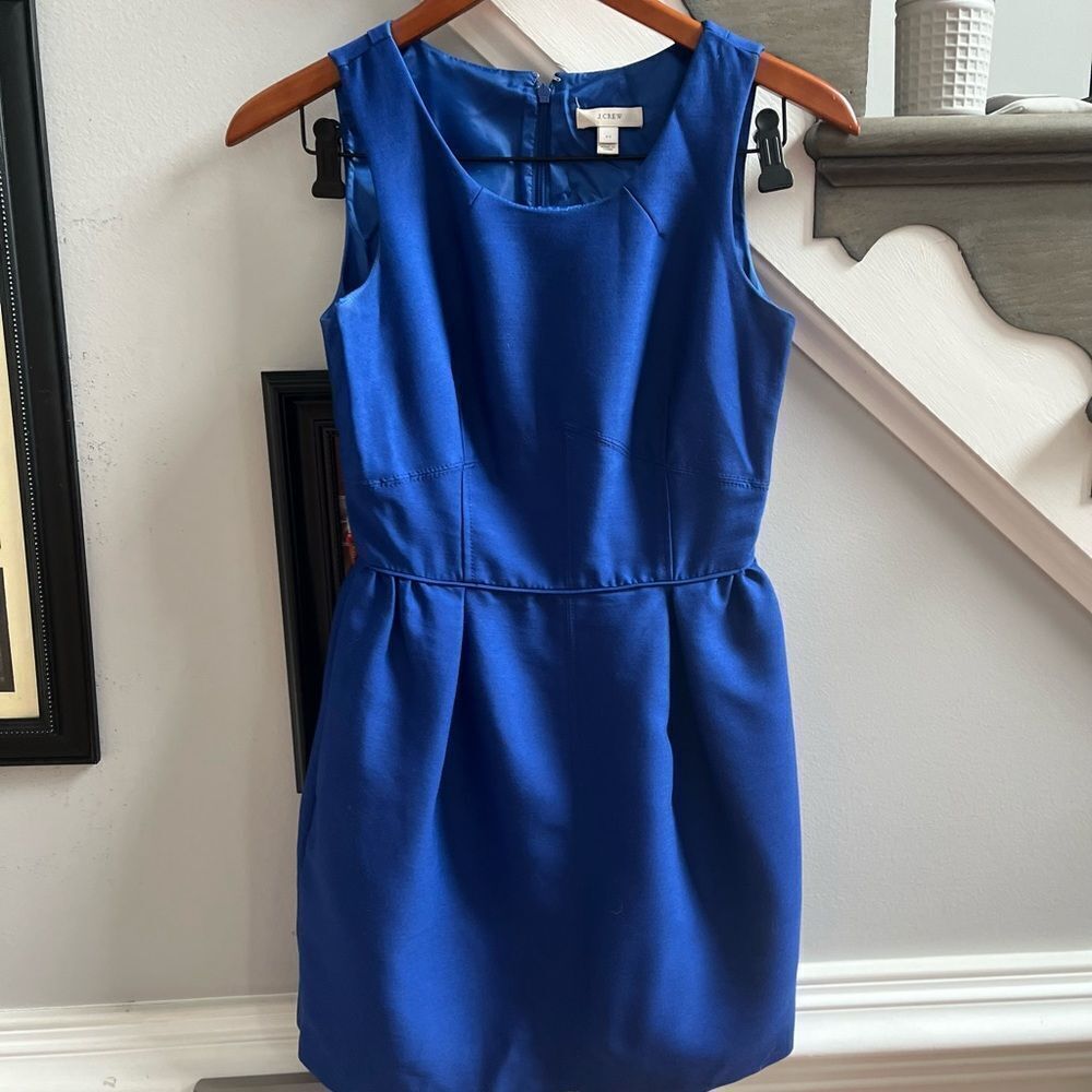 J. Crew Blue Allie Dress sz 00